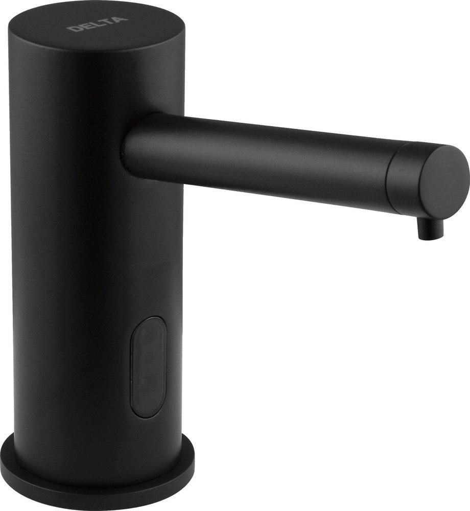 Delta Faucet DEMD Series Battery-Operated Electronic Soap Dispenser in Matte Black