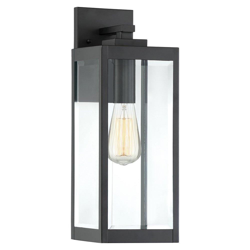 Quoizel Westover 100W 1-Light Medium E-26 Incandescent Outdoor Pendant in Earth Black