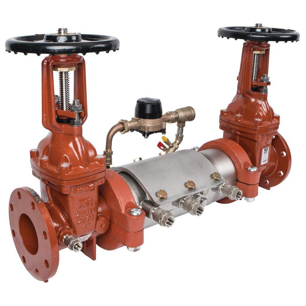 Ames Fire & Waterworks Deringer 30X/30GX 4 in. 304 Stainless Steel Flanged OS&Y Body Sprinkler Valve