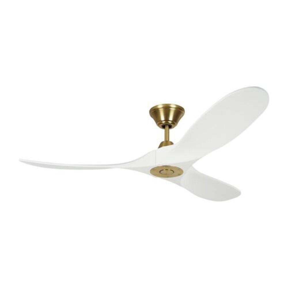 Visual Comfort & Co. Fan Maverick II 52 in. 3-Blade Indoor Ceiling Fan in Burnished Brass