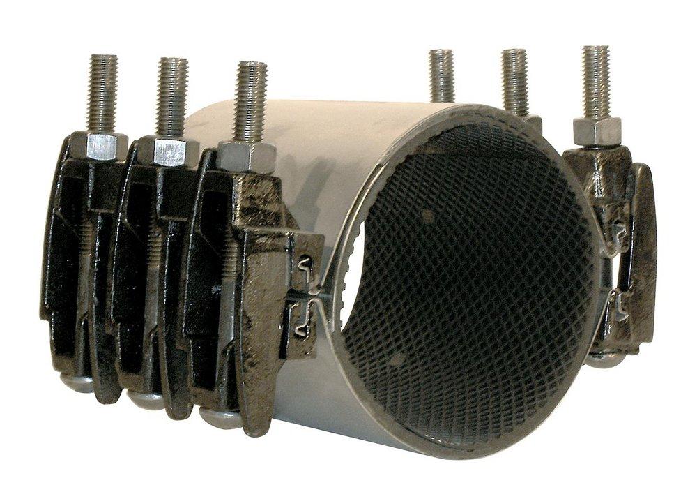 Ford Meter Box Style F2 16 x 20 in. Stainless Steel Repair Clamp