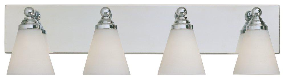 Hudson
100W 4-Light Medium E-26 Vanity Fixture in Chrome