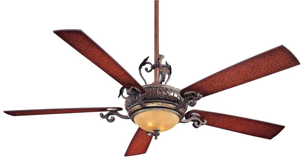 Minka Aire Napoli™ II 68 in. 5-Blade Indoor Ceiling Fan in Sterling Walnut