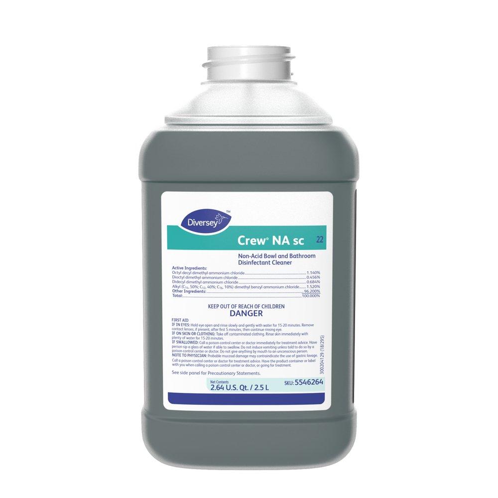 Diversey Crew® 2.5 L Non-Acid Bowl and Bathroom Disinfectant Cleaner (Case of 2)