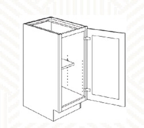 PW-FB15 ( 15"W Full Height Door Base - 15"Wx24"Dx34.5"H * 1 Door )