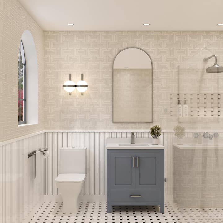 Ayna Decors Rooh 30 in. Bathroom Vanity with Sink