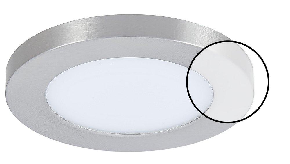 5 in. LED Flush Mount Ceiling Disk in Brushed Nickel with Adjustable Color Temperature