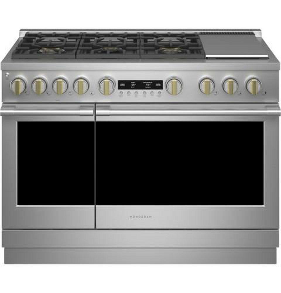35-1/4 x 47-7/8 x 28-1/2 in. 23000 BTU 8.25 cu. ft. 6-Burner Sealed Dual Fuel Freestanding Range in Stainless Steel