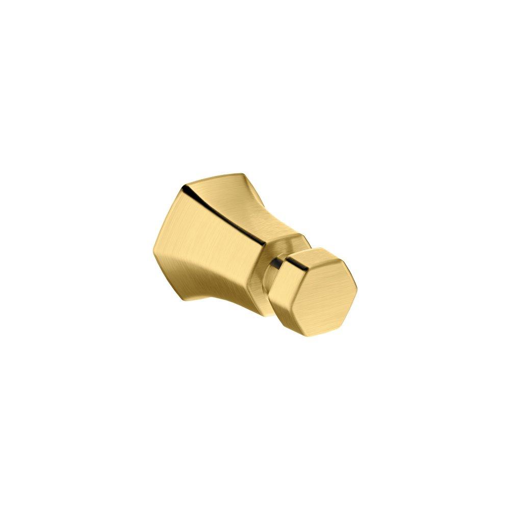 Hansgrohe Locarno 1-Hook Robe Hook in Brushed Gold Optic