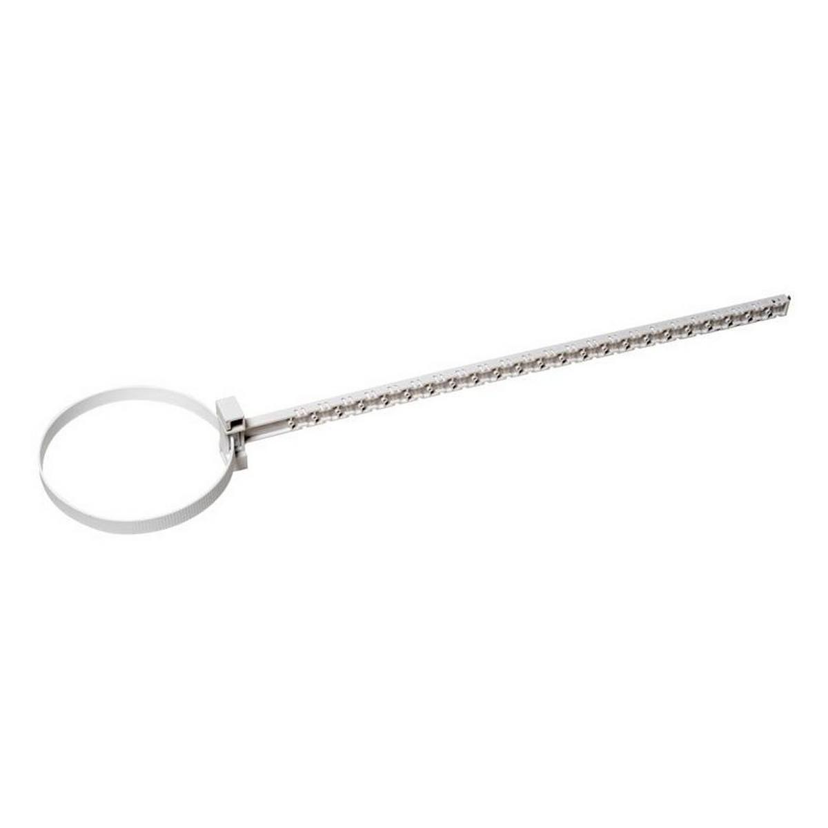 26 in. Plastic Hanger in White