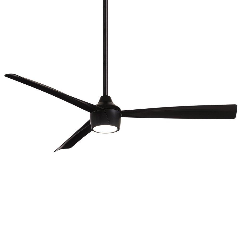Minka Aire Skinnie 56 in. 3-Blade Outdoor Ceiling Fan in Coal