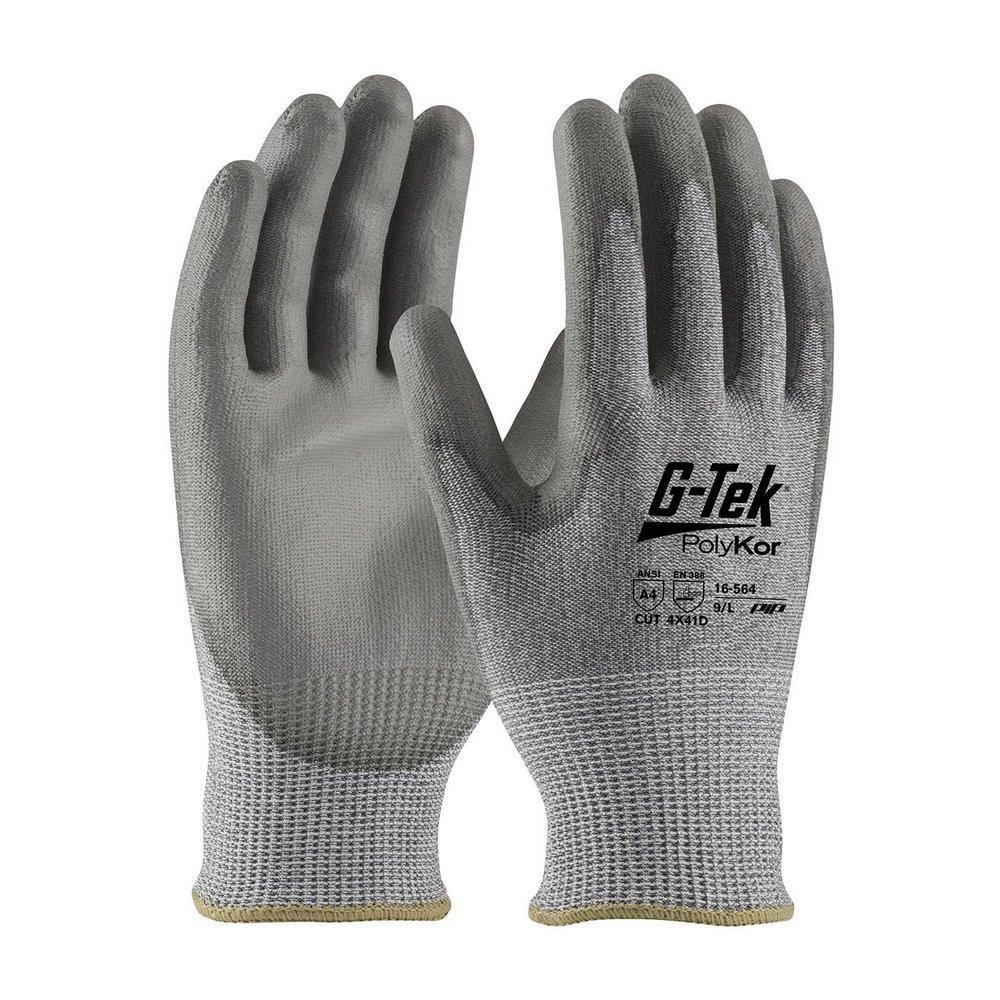 13G Cet Level A4 Seamless Knit Polyurethane Coated Gloves, M