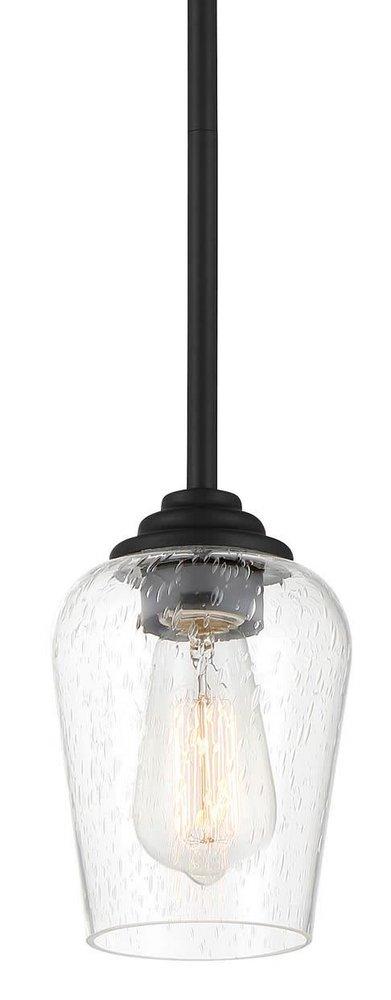 Minka Lavery Shyloh Semi-Flush Mount Ceiling Light Fixture in Coal