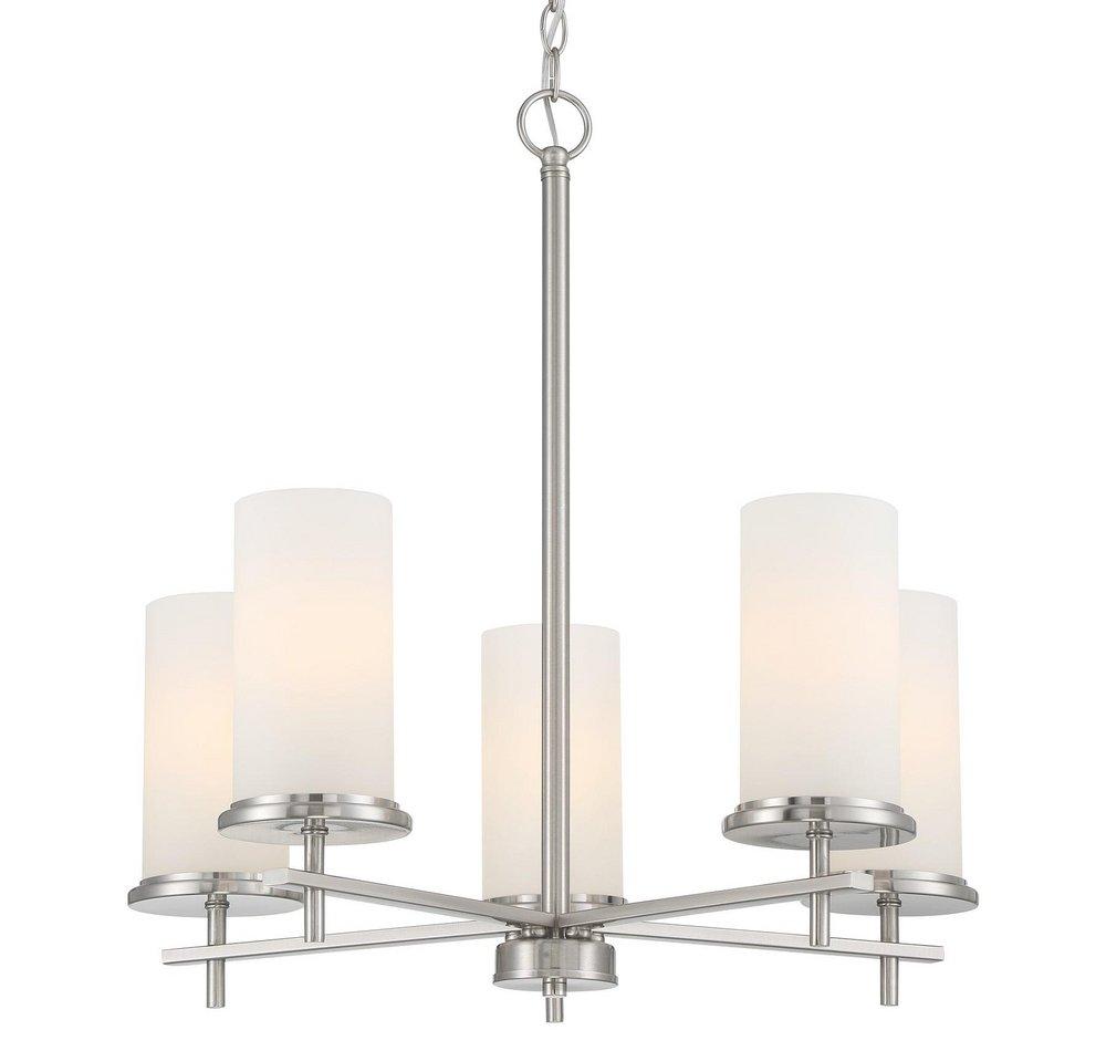 Minka Lavery Haisley 5-Light Chandelier in Brushed Nickel