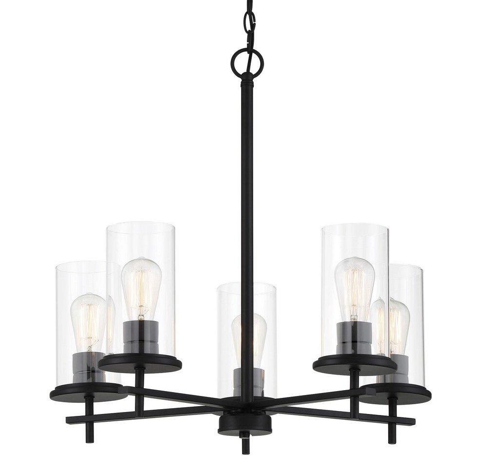Minka Lavery Haisley 5-Light Chandelier in Coal