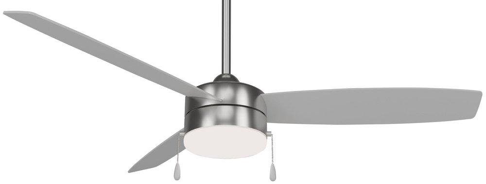 Minka Aire Airetor III 54 in. 3-Blade Indoor/Outdoor Ceiling Fan in Brushed Nickel
