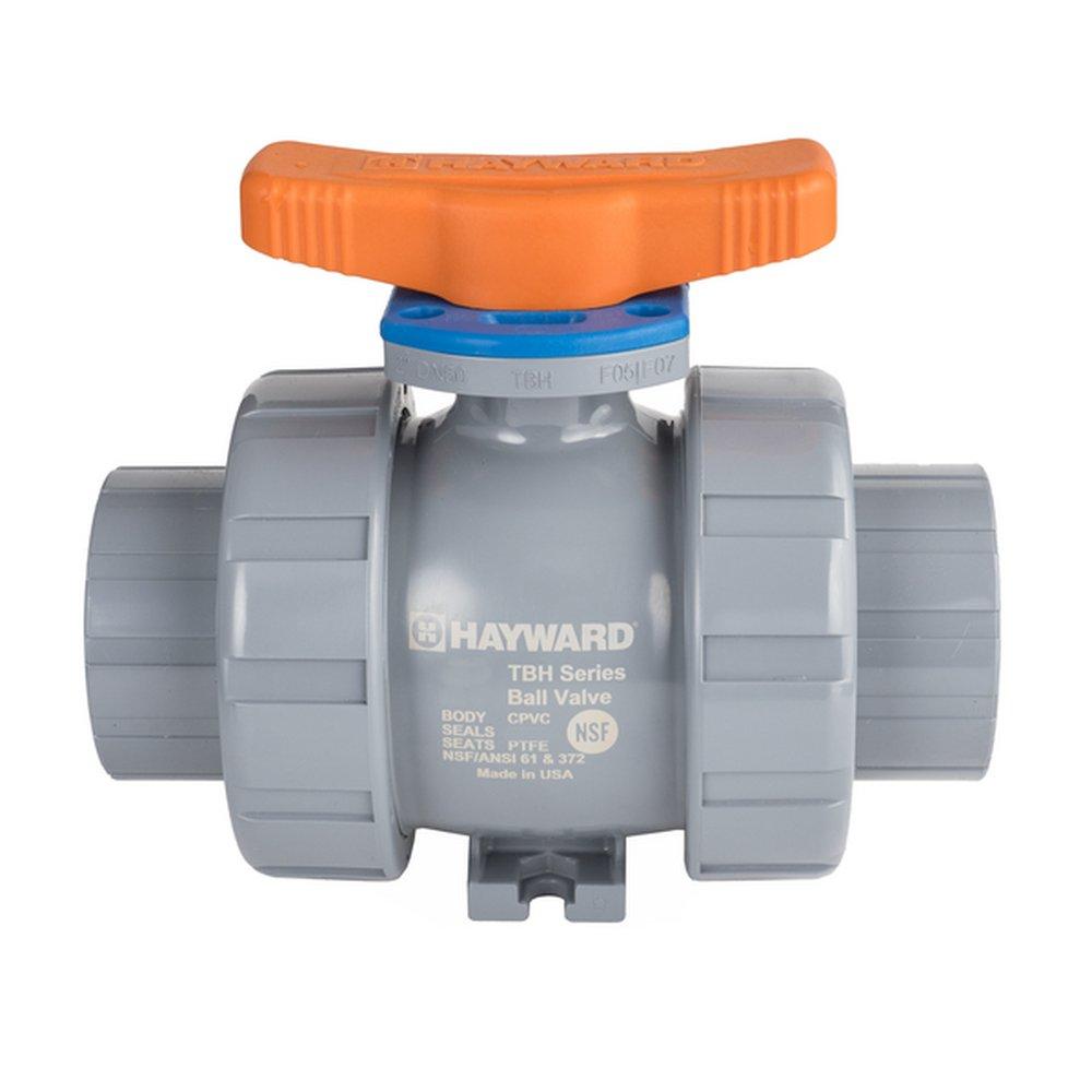 Hayward TBH Series 1 in. Plastic Union Socket Weld Ball Valve
