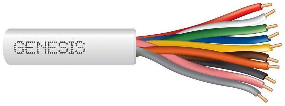 250 ft 18 ga 10-Conductor Solid Thermostat Wire in Natural