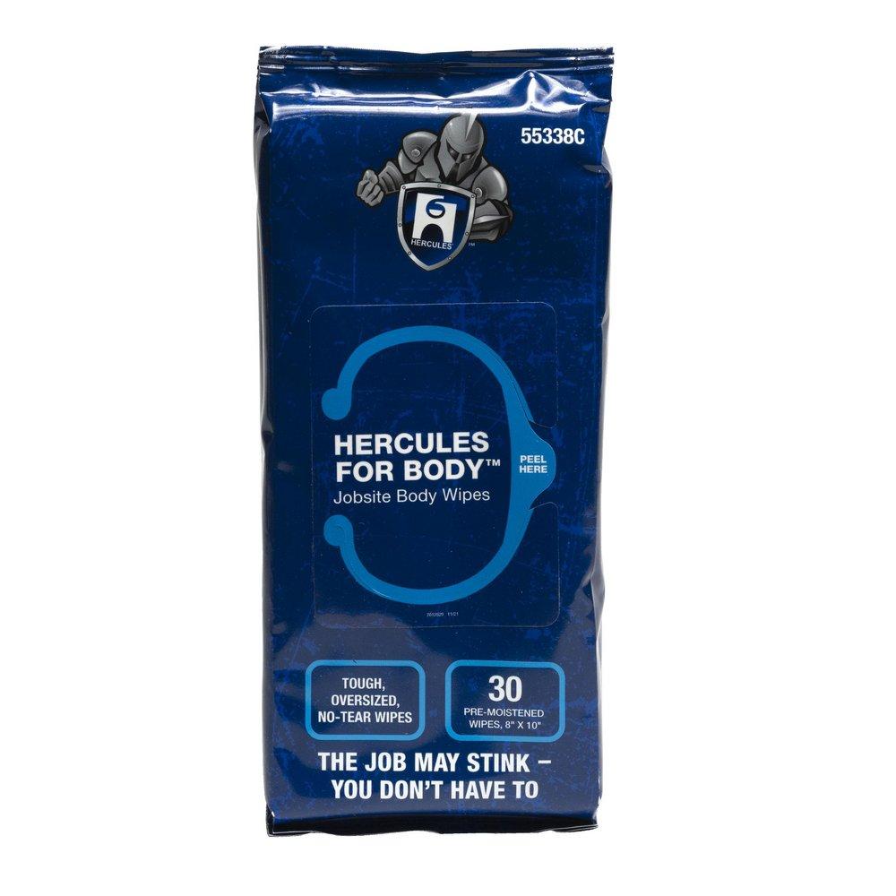 Hercules® Hercules for body™ 30 Count Jobsite Body Wipes