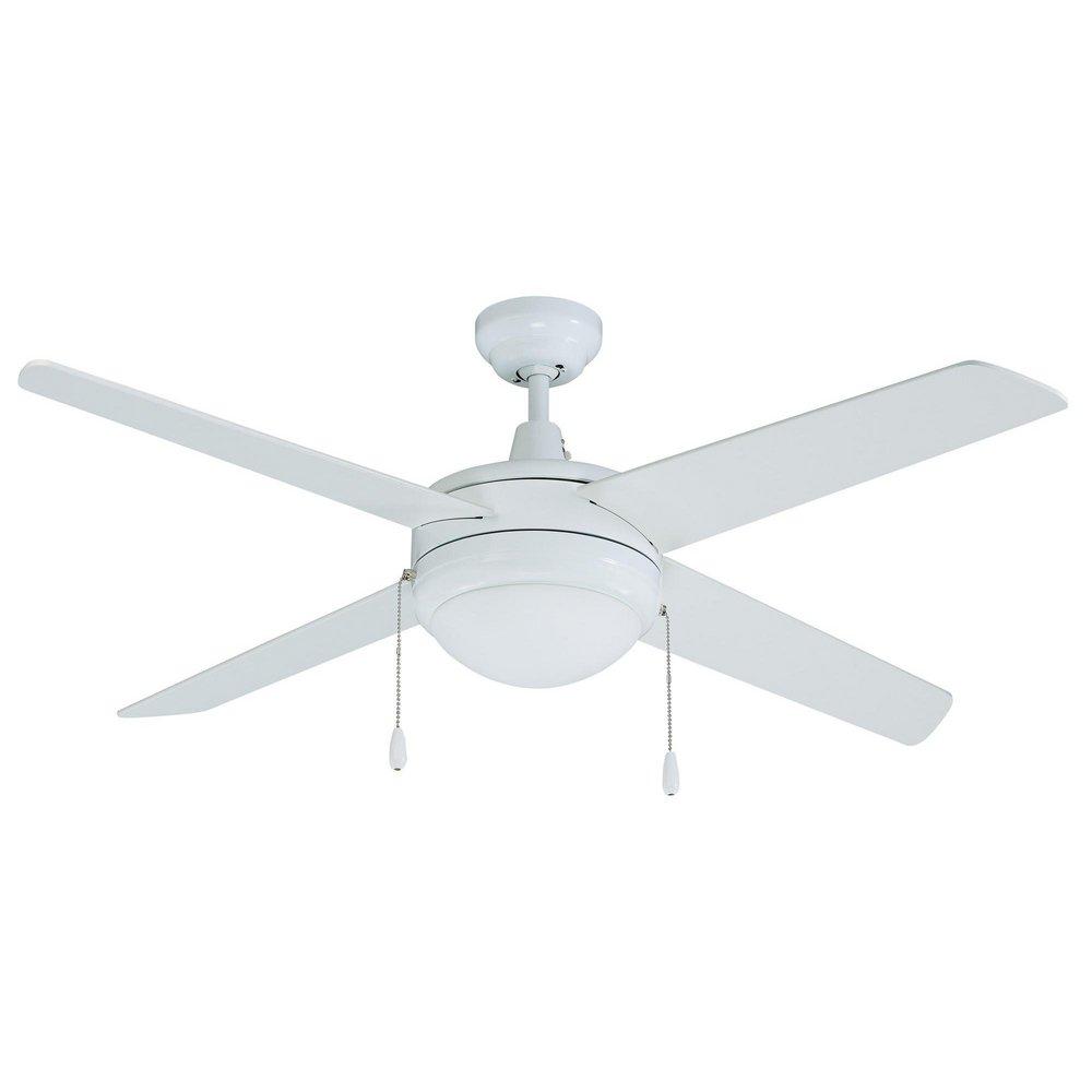 RP Lighting Europa 50 in. 4-Blade Indoor Ceiling Fan in White