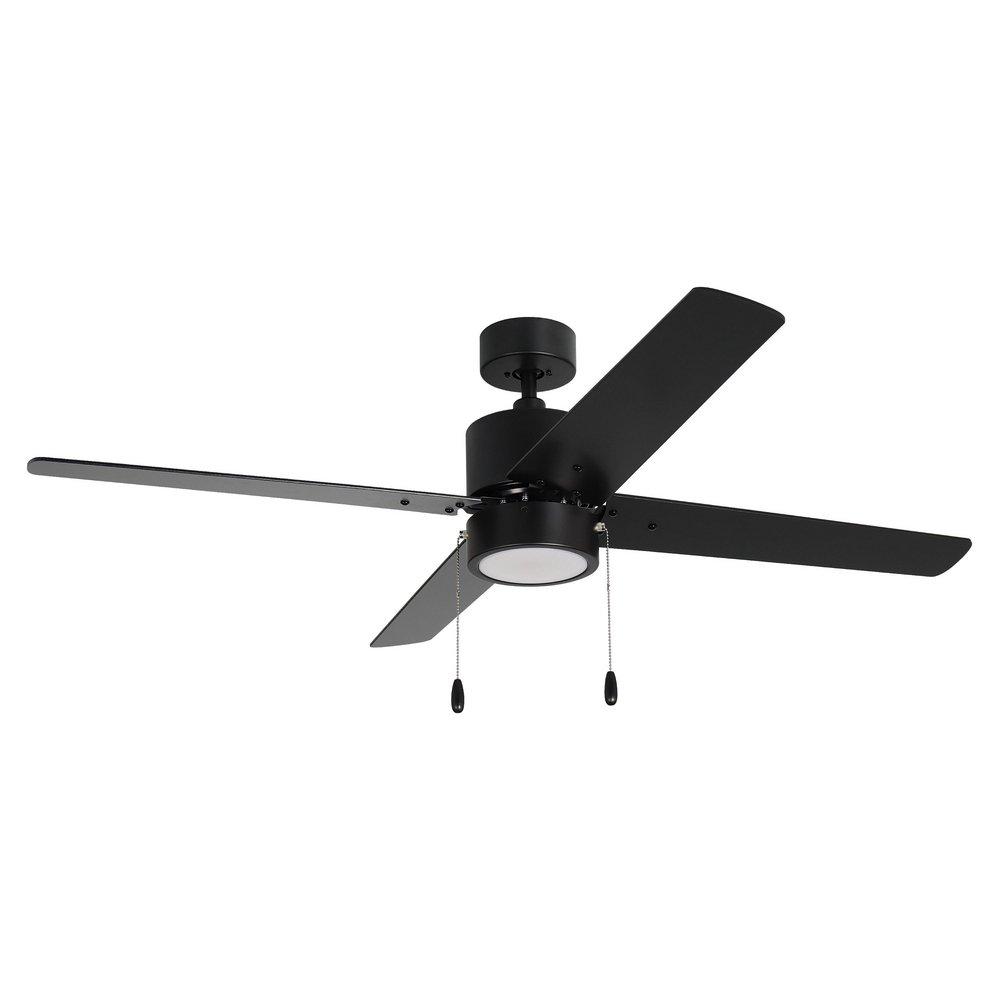 RP Lighting Aldea 52 in. 4-Blade Indoor Ceiling Fan in Matte Black
