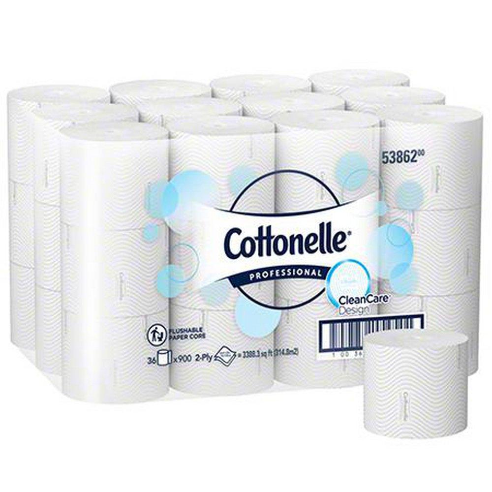 Cottonelle Paper Core High-Capacity Standard Toilet Paper 2-Ply