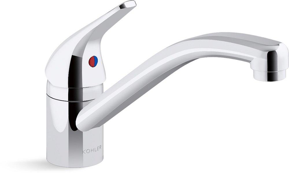KOHLER Jolt™ Single Handle Kitchen Faucet in Polished Chrome