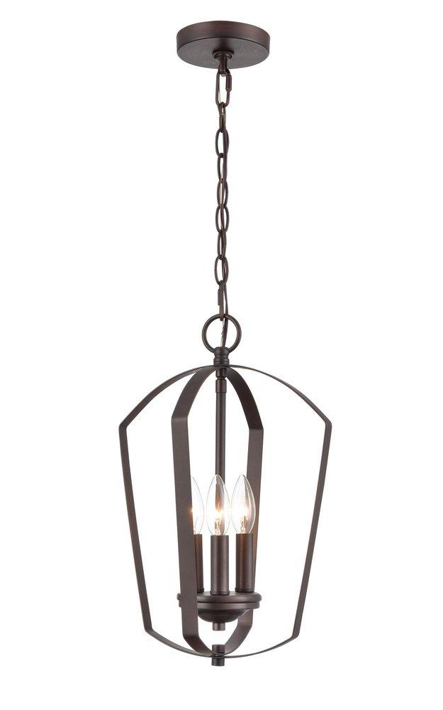 Millennium Lighting Ivey Lake 3-Light Pendant Light in Rubbed Bronze