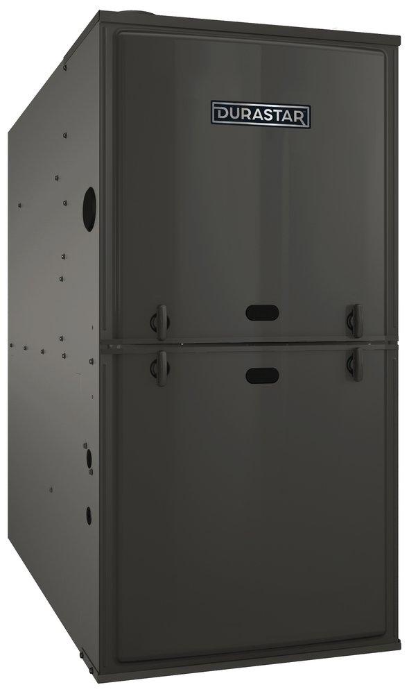 Durastar DR80UHAT 80% AFUE - 75000 BTU - Horizontal, Upflow - Constant Torque - Single Stage - Furnace - 17-1/2 in.