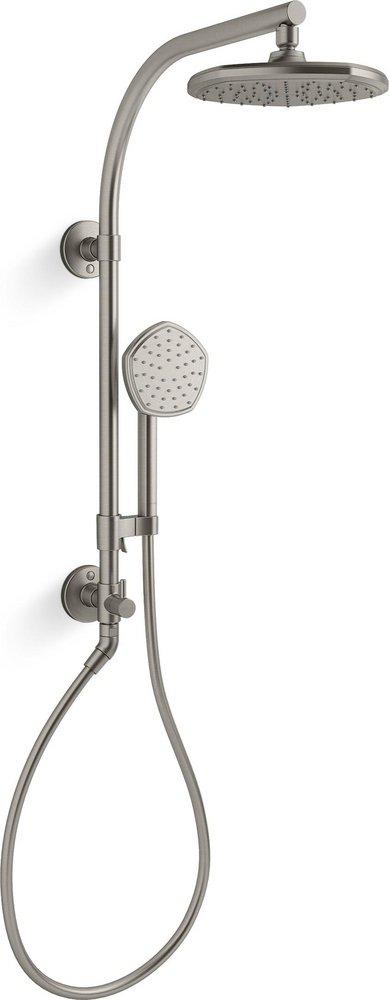 KOHLER HydroRail™-R Occasion™ One Handle Single Function Shower Faucet in Vibrant® Brushed Nickel