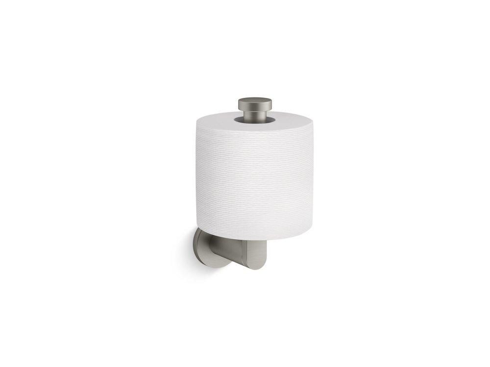 KOHLER Composed® Wall Mount Toilet Tissue Holder in Vibrant® Brushed Nickel
