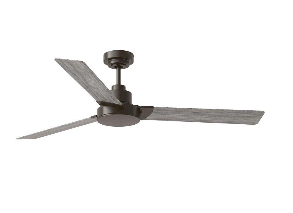 Visual Comfort & Co. Generation Lighting Jovie 58 58 in. 3-Blade Indoor or Outdoor Ceiling Fan in Aged Pewter