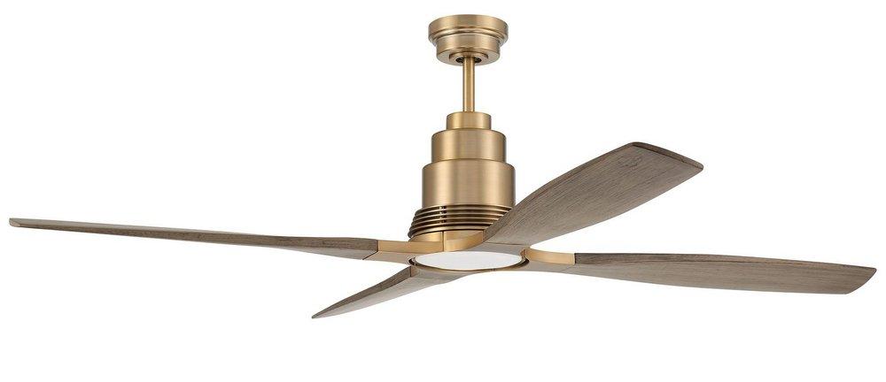 Craftmade Ricasso 60 in. 4-Blade Indoor Ceiling Fan in Satin Brass