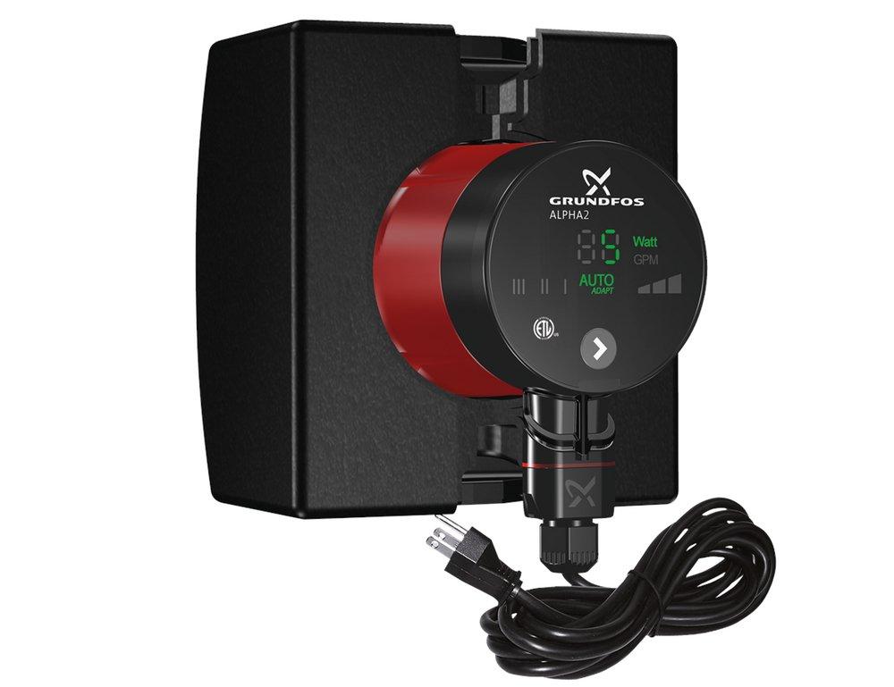 Grundfos ALPHA 15-58FR 1/20 HP 115V Cast Iron Circulator Pump