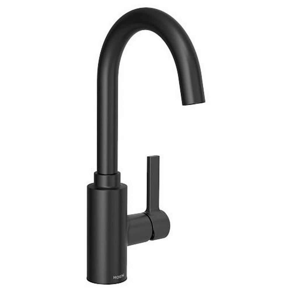 Moen Genta™ LX Single Handle Bar Faucet in Matte Black