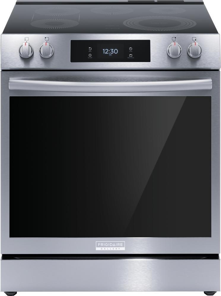30 in. 5-Burner Electric Freestanding Range in Stainless Steel