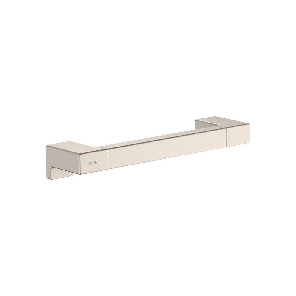 Hansgrohe AddStoris 13-7/10 in. Towel Bar in Brushed Nickel