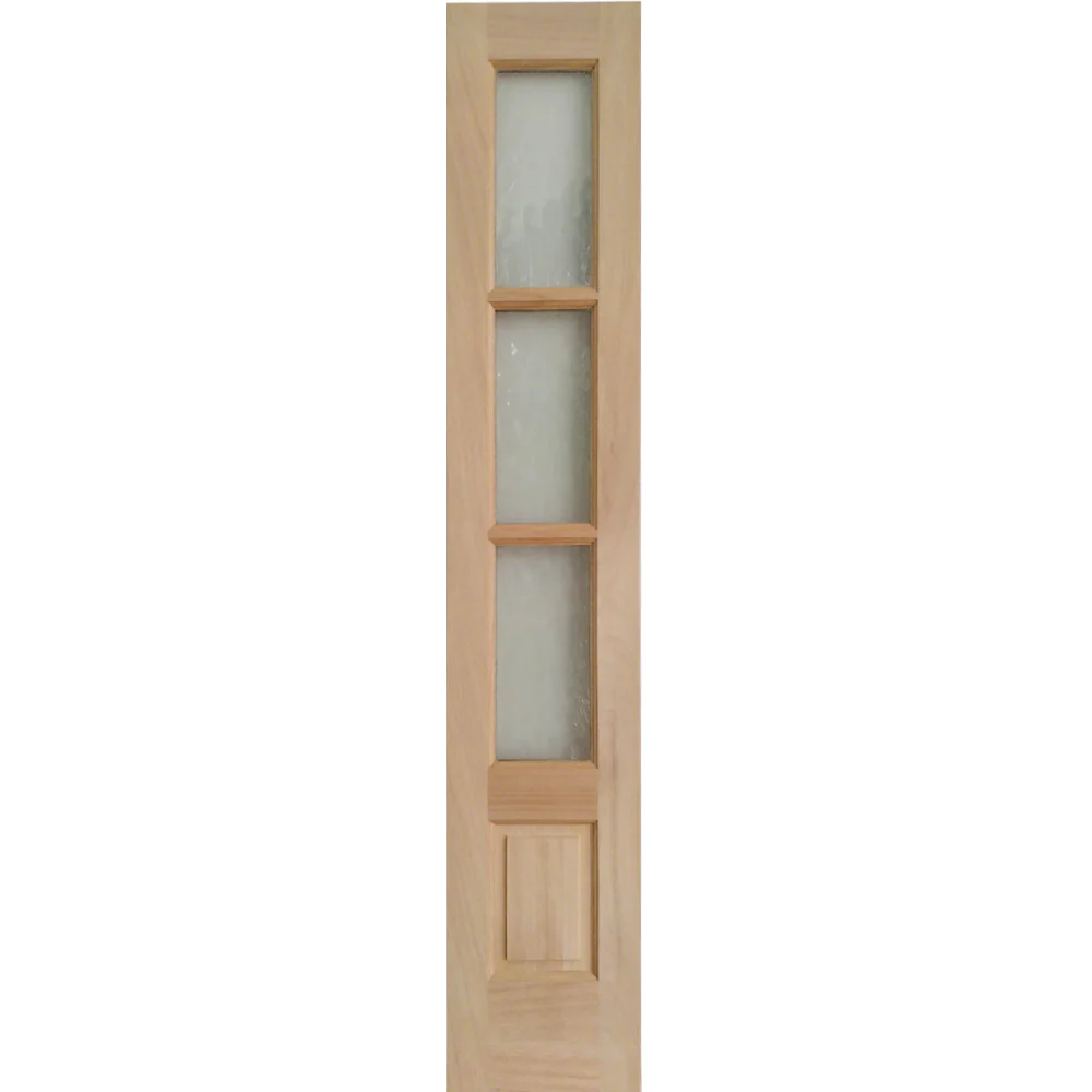 14x80 in. Mahogany Side lite Slab | 3 Lite