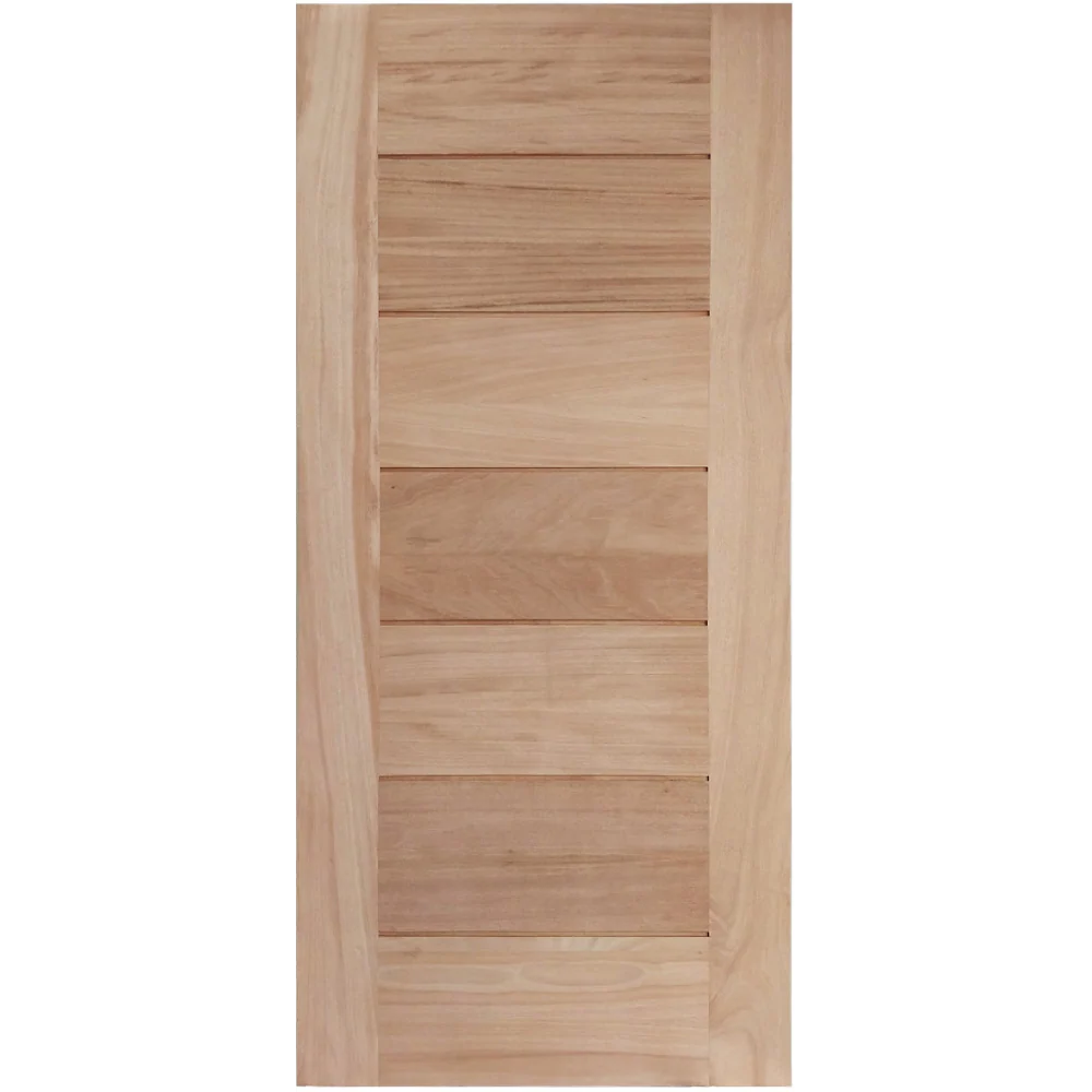 36x80 in Exterior Wood Door Slab | 7 Panel