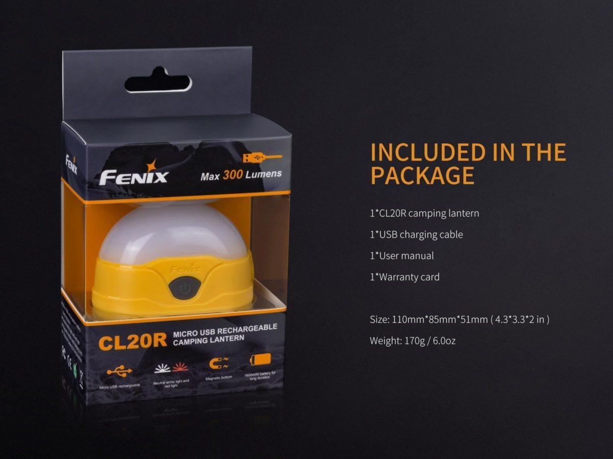 Fenix CL20R USB Lantern