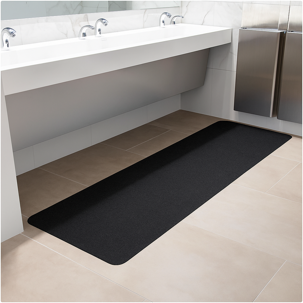Restroom Flooring Mat | Absorbent Flooring | G-Floor<sup>®</sup> Drip & Dry Absorbent Vinyl Flooring