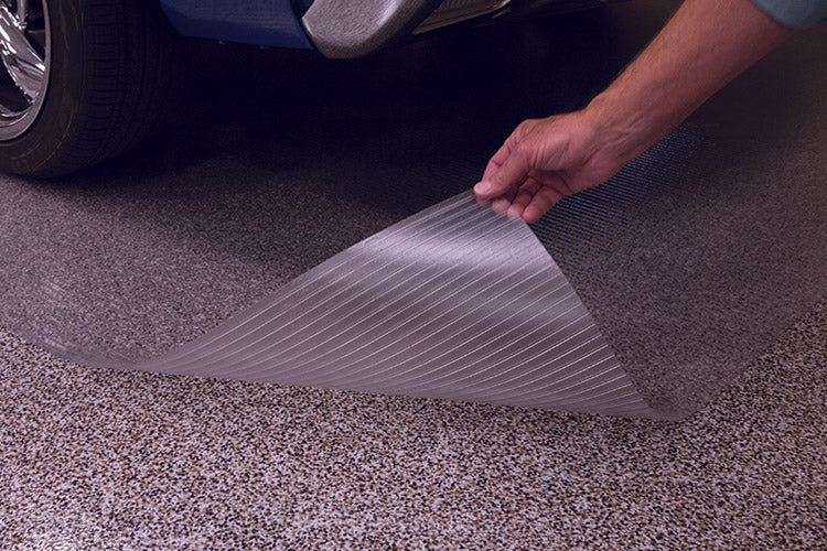 Garage Flooring | Ribbed™ Tread | G-Floor<sup>®</sup> Roll-Out Vinyl Flooring
