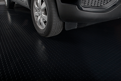 Garage Flooring | Coin™ Tread | G-Floor<sup>®</sup> Roll-Out Vinyl Flooring