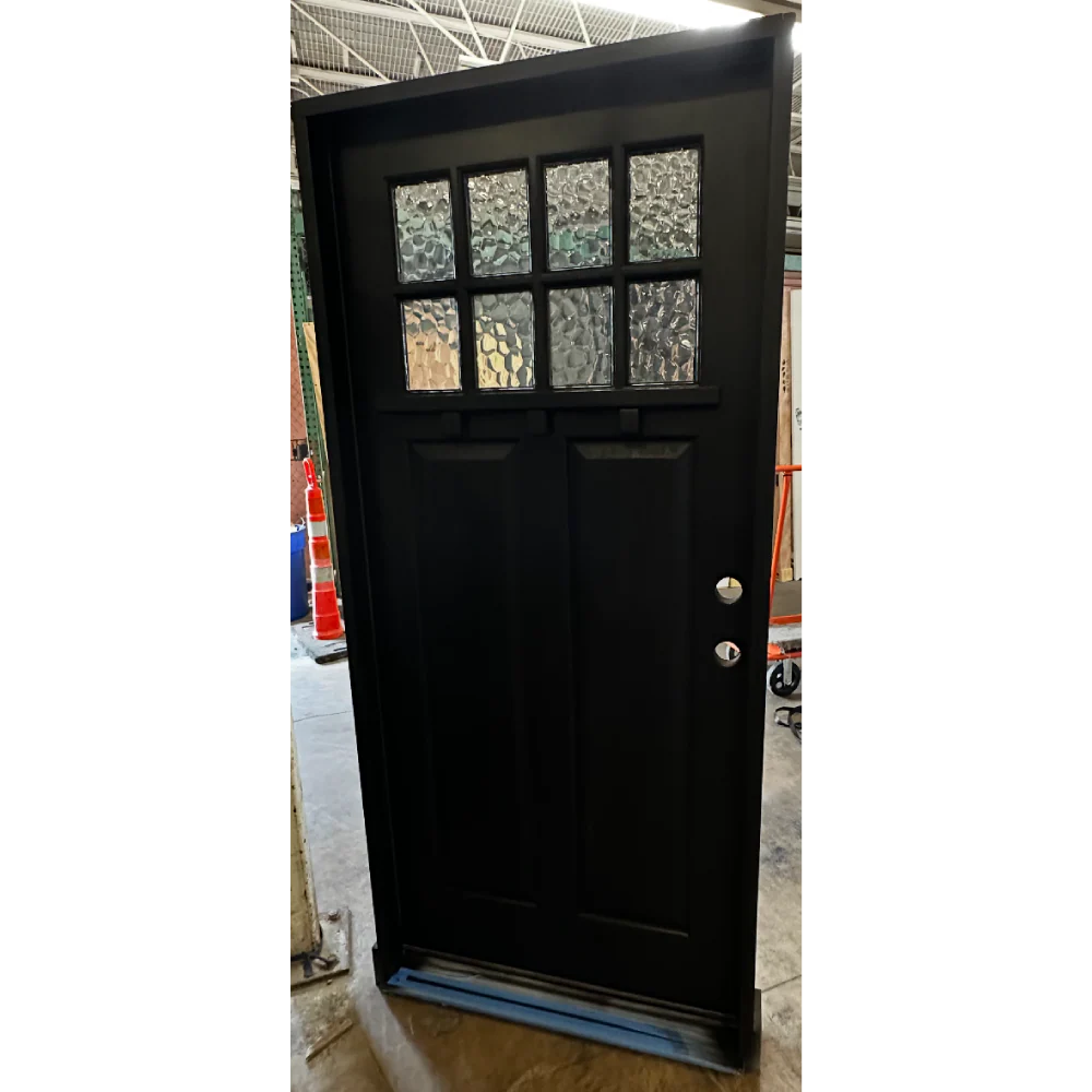 Crafstman 3/0x6/8 Exterior Mahogany Prehung Door with Shelf