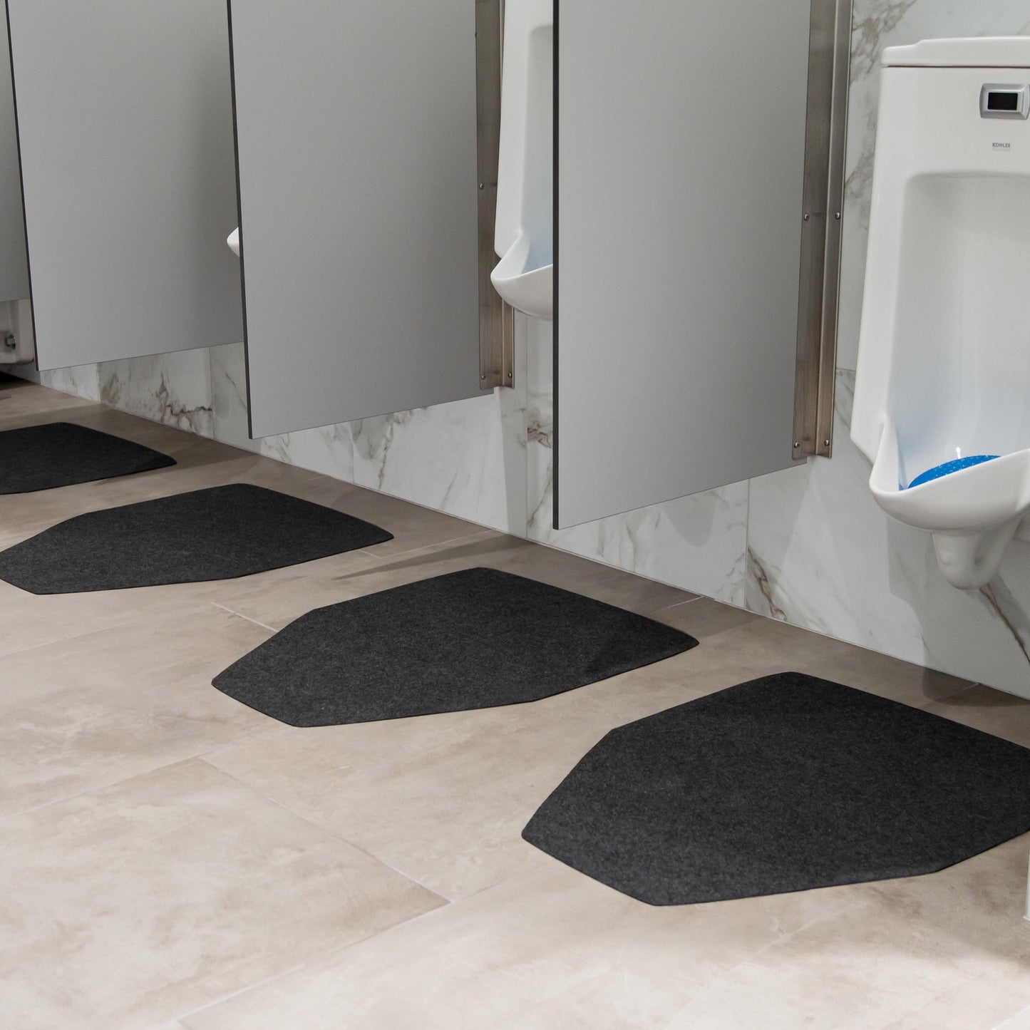 Restroom Urinal Mat | Absorbent Flooring | G-Floor<sup>®</sup> Drip & Dry Absorbent Vinyl Flooring