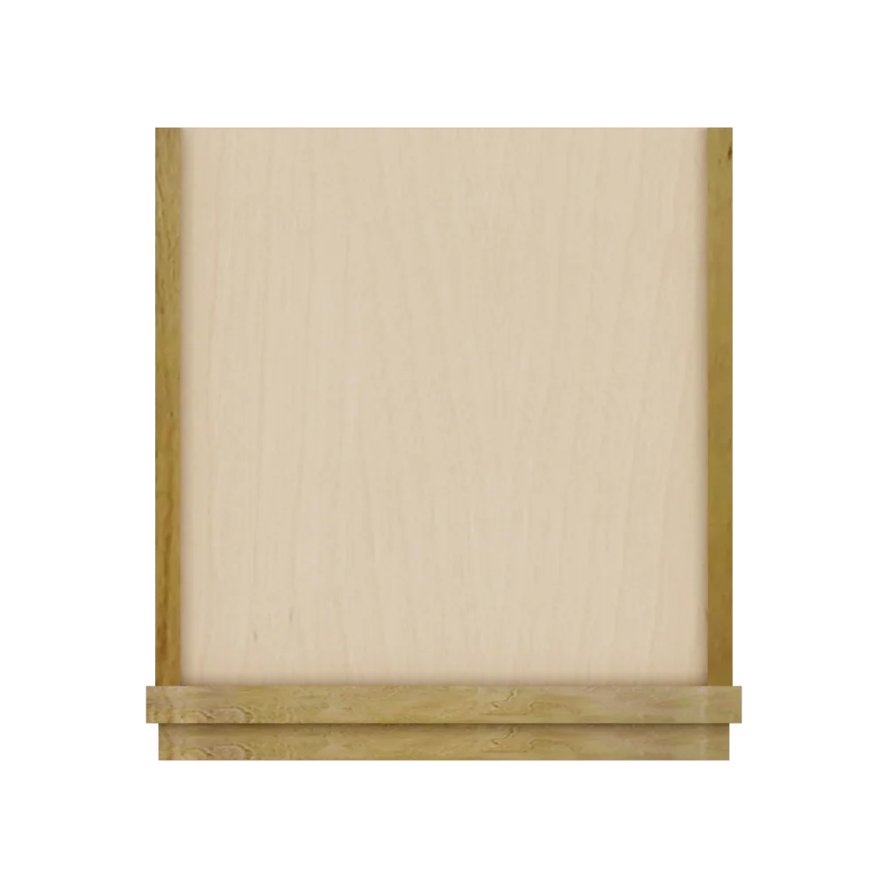 Modernform Cabinet Natural Shaker 12" W X 45" H X 12" D Vanity Countertop Linen Cabinet