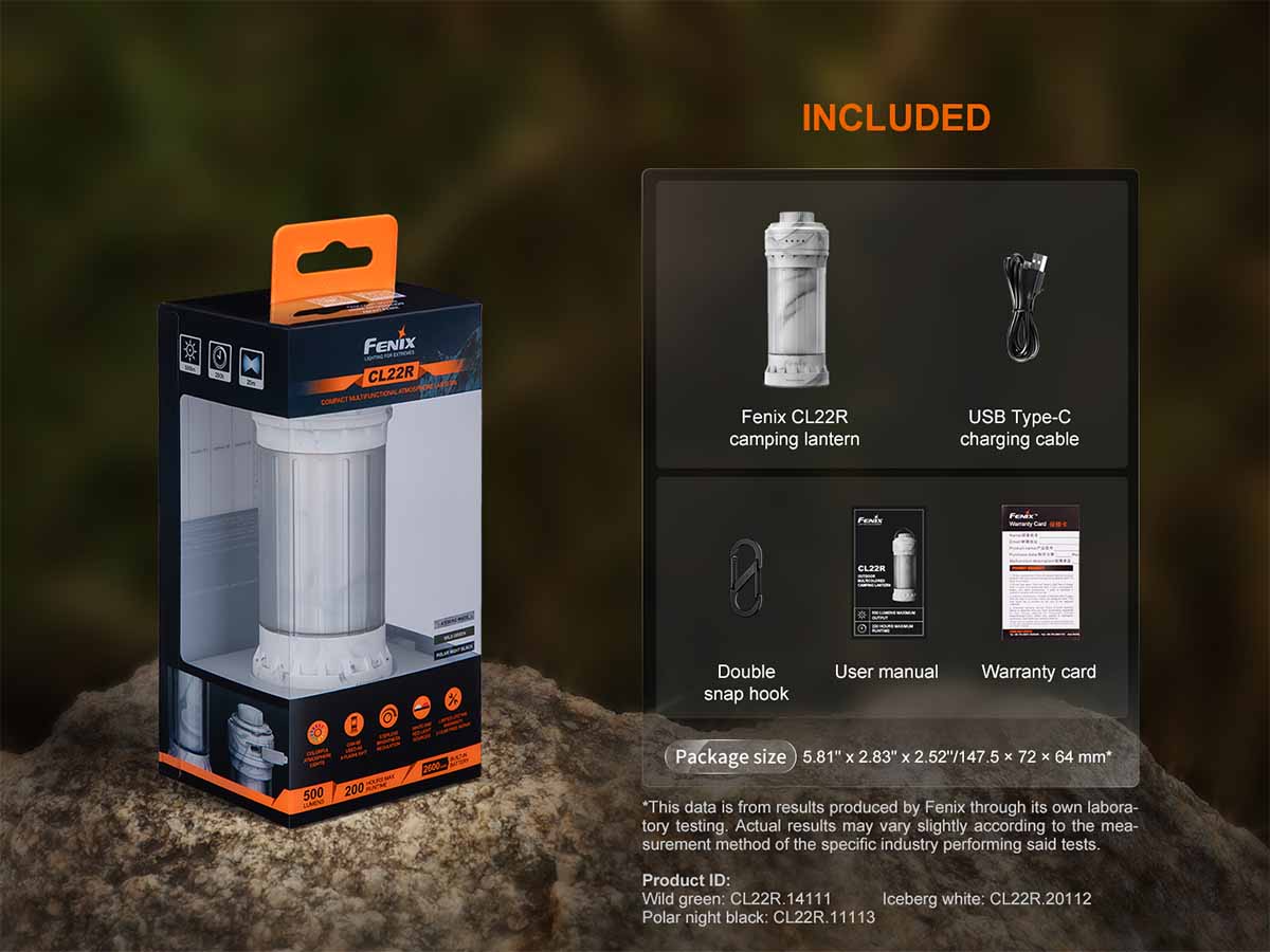 Fenix CL22R 500 Lumen Lantern