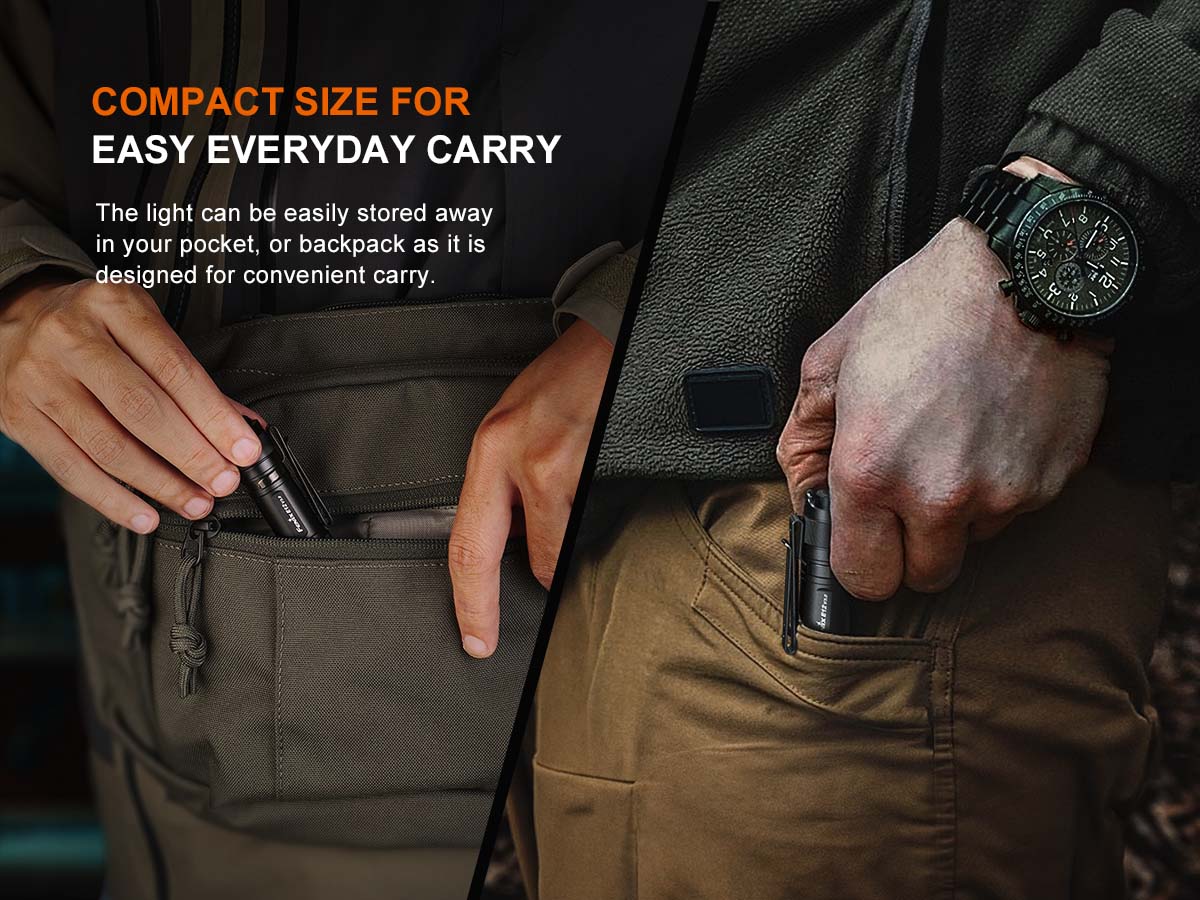Fenix E12 V3.0 AA-Powered EDC Flashlight