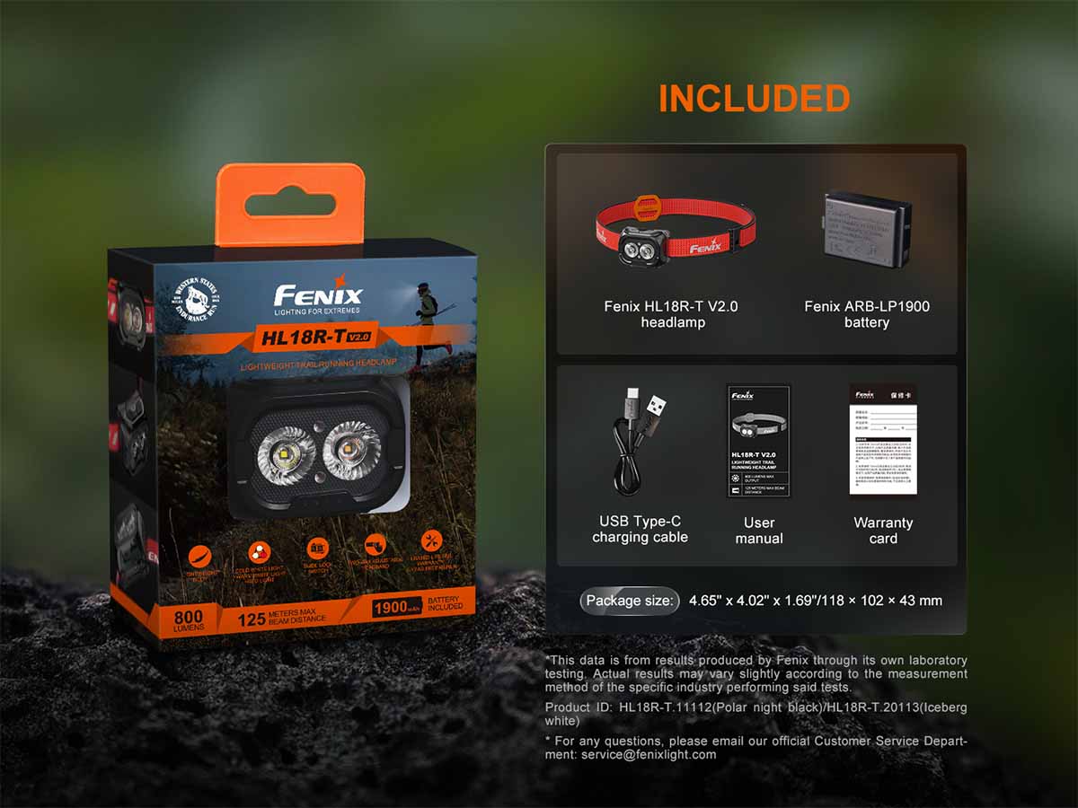 Fenix HL18R-T V2.0 Rechargeable Headlamp