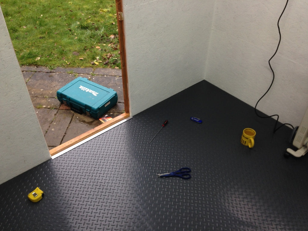 Waterproof Outdoor Shed Flooring | G-Floor<sup>®</sup> Roll-Out Vinyl Flooring